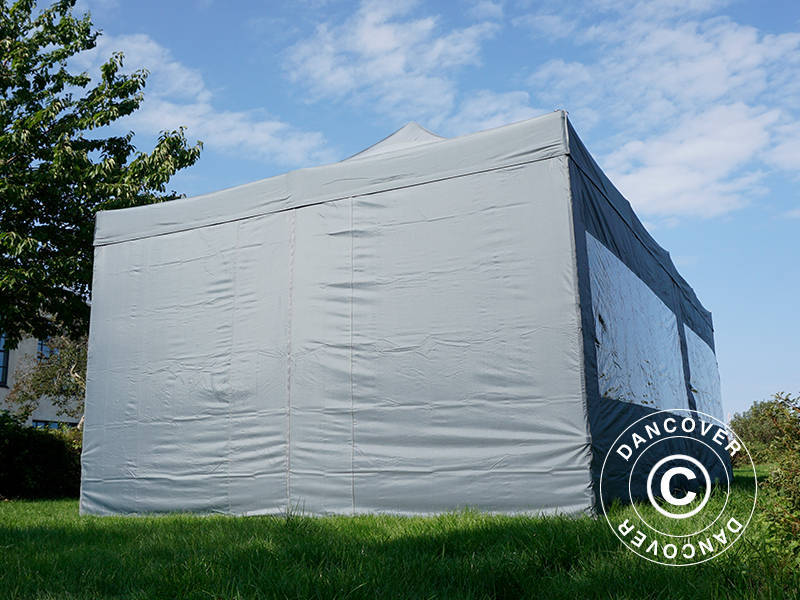 Snabbtält FleXtents Xtreme 50 4x8m Grå, inkl. 6 sidor - Image 6