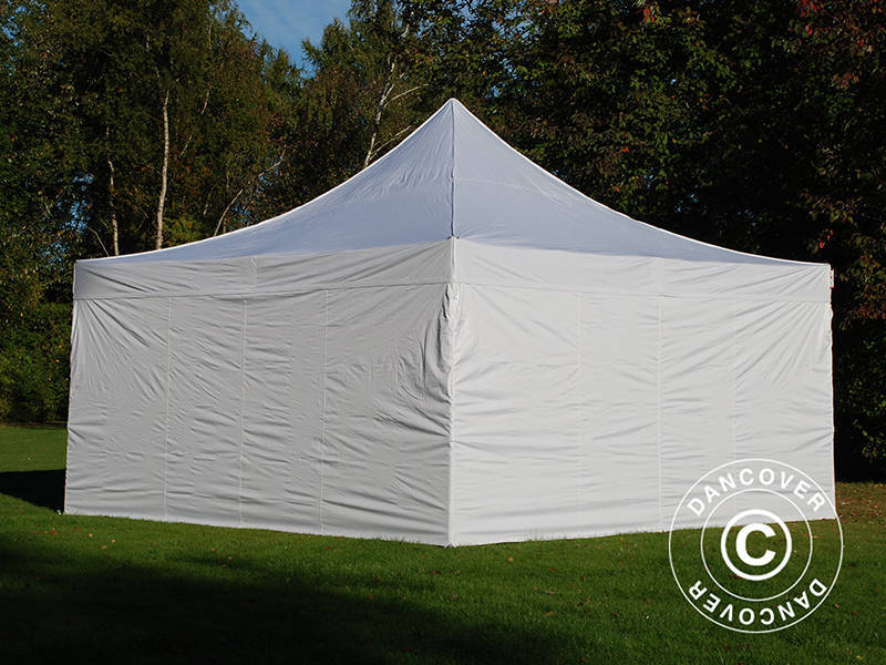 Snabbtält FleXtents Xtreme 50 5x5m Vit, inkl. 4 sidor - Image 2