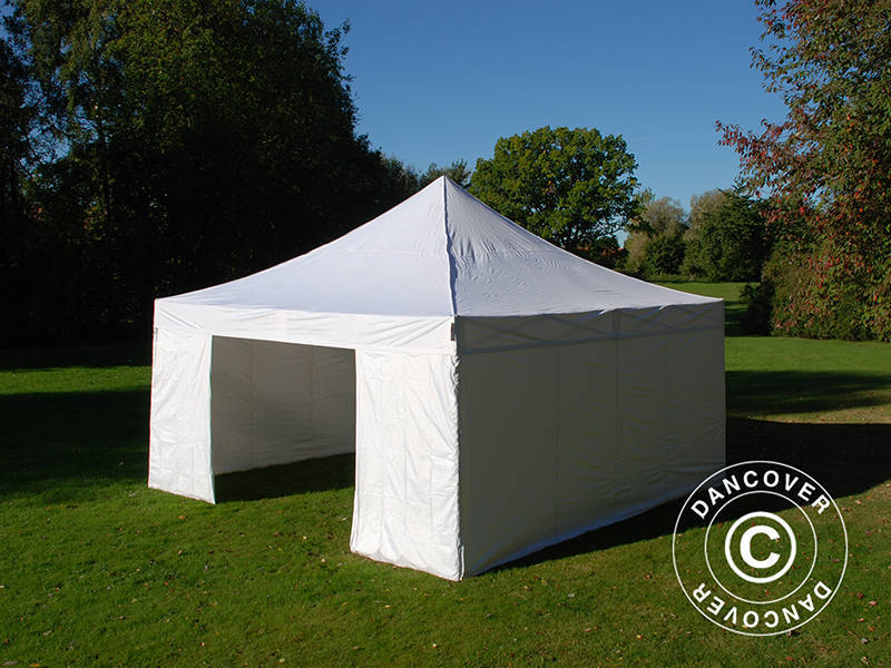 Snabbtält FleXtents Xtreme 50 5x5m Vit, inkl. 4 sidor - Image 6