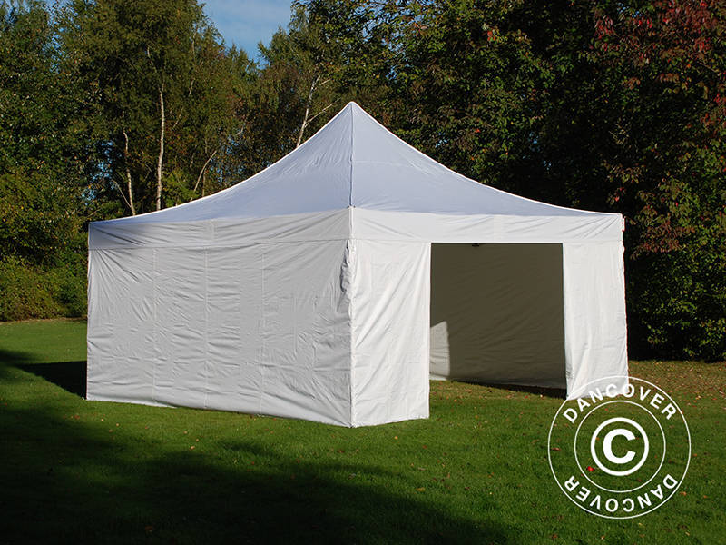 Snabbtält FleXtents Xtreme 50 5x5m Vit, inkl. 4 sidor - Image 8