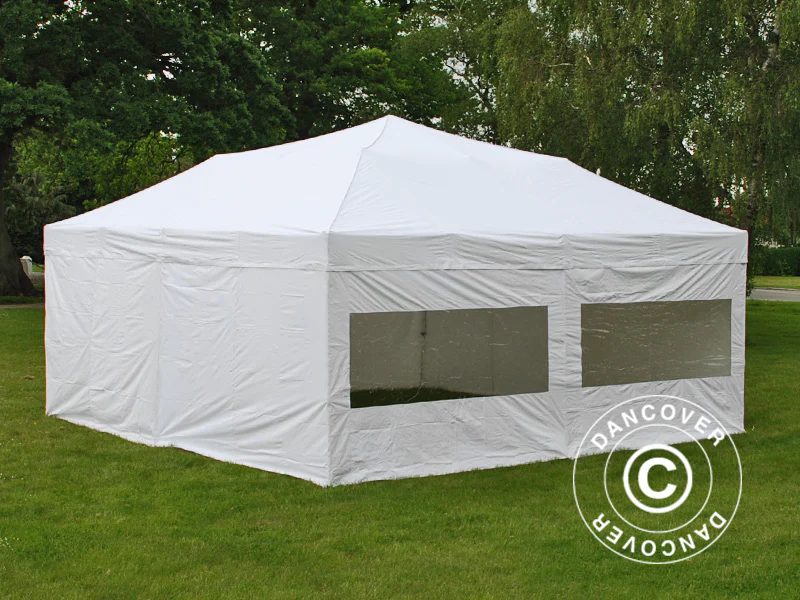 Snabbtält FleXtents Xtreme 50 6x6m Vit, inkl. 8 sidor - Image 3