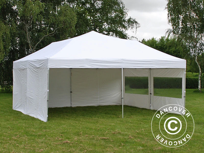 Snabbtält FleXtents Xtreme 50 6x6m Vit, inkl. 8 sidor - Image 4