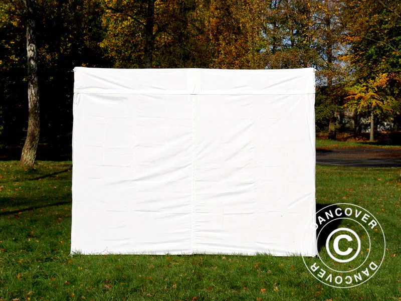 Snabbtält FleXtents® Xtreme 50 Exhibition med sidoväggar, 3x3m, Vit, Flamhämmande - Image 36