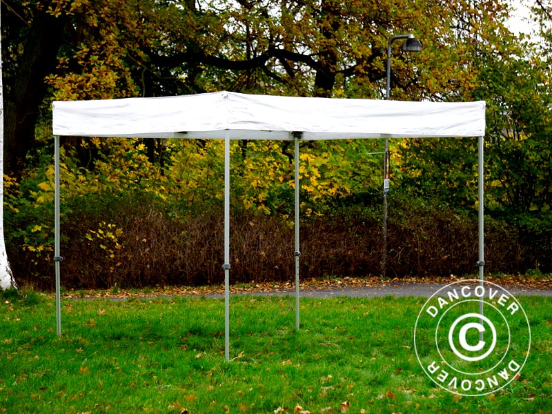 Snabbtält FleXtents® Xtreme 50 Exhibition med sidoväggar, 3x3m, Vit, Flamhämmande - Image 41