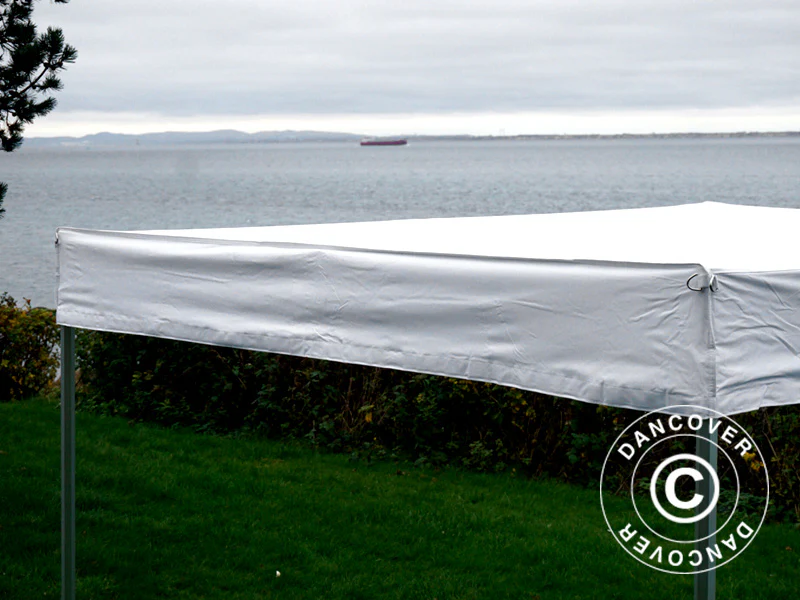 Snabbtält FleXtents® Xtreme 50 Exhibition med sidoväggar, 3x3m, Vit, Flamhämmande - Image 6