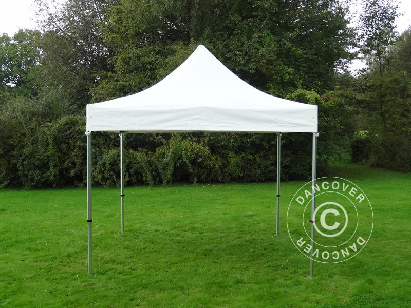 Snabbtält FleXtents Xtreme 50 Heavy Duty 3x3m, Vit inkl. 4 sidor, Flamhämmande - Image 4
