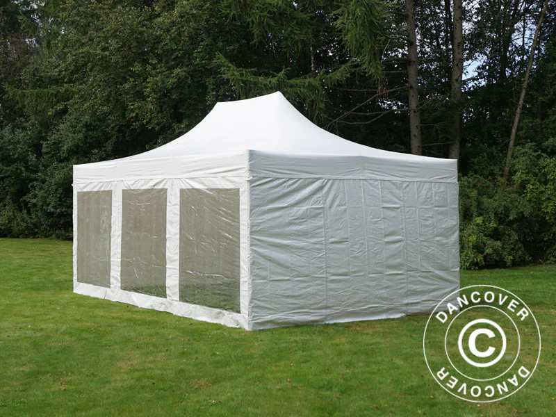 Snabbtält FleXtents Xtreme 50 Heavy Duty 4x6m Vit, inkl. 8 sidor - Image 6