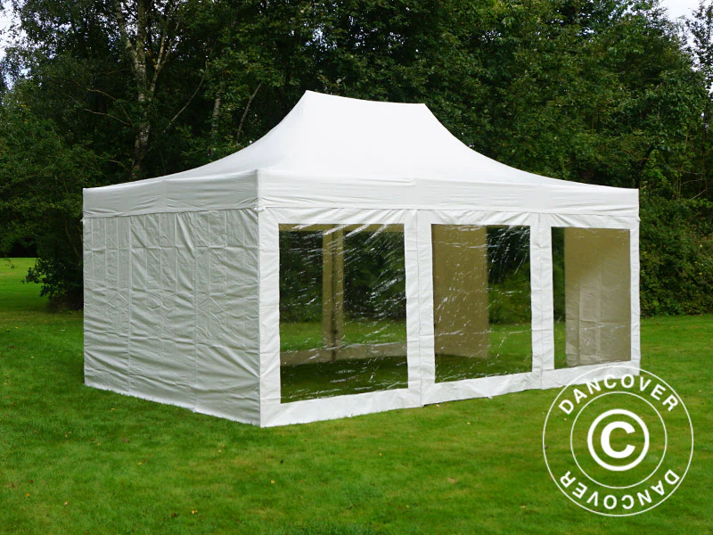 Snabbtält FleXtents Xtreme 50 Heavy Duty 4x6m Vit, inkl. 8 sidor - Image 7
