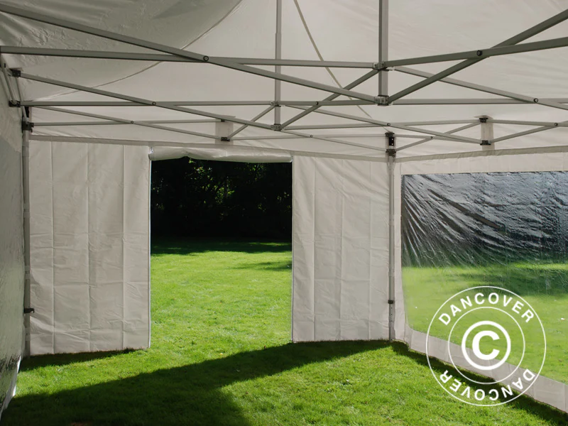 Snabbtält FleXtents Xtreme 50 Heavy Duty 4x8m Vit, inkl. 6 sidor - Image 10