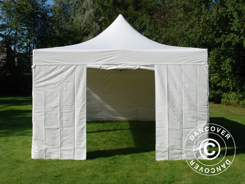 Snabbtält FleXtents Xtreme 50 Heavy Duty 4x8m Vit, inkl. 6 sidor - Image 4