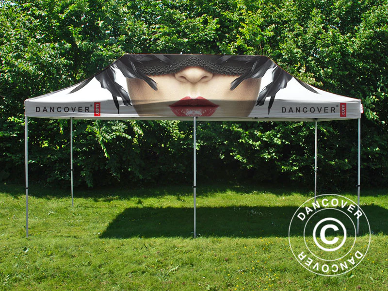 Snabbtält FleXtents Xtreme 50 med fullt digitalt tryck, 4x8m - Image 3