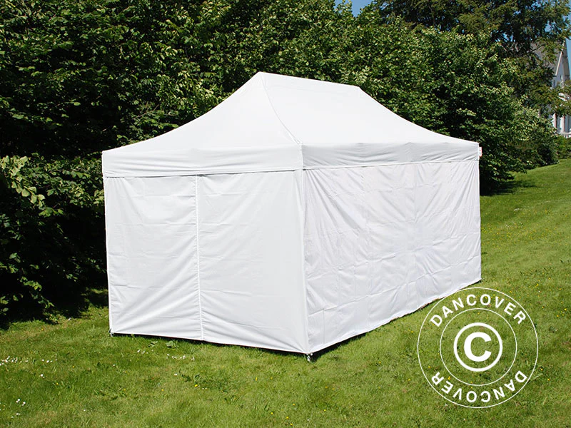 Snabbtält FleXtents® Xtreme 50, Medicinskt & Nödsituationstält, 3x6m, Vit, inkl. 6 sidoväggar - Image 3