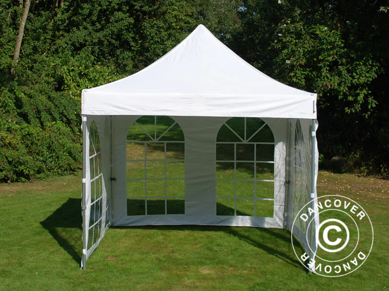 Snabbtält FleXtents Xtreme 50 Vintage Style 3x3m Vit, inkl. 4 sidor - Image 16