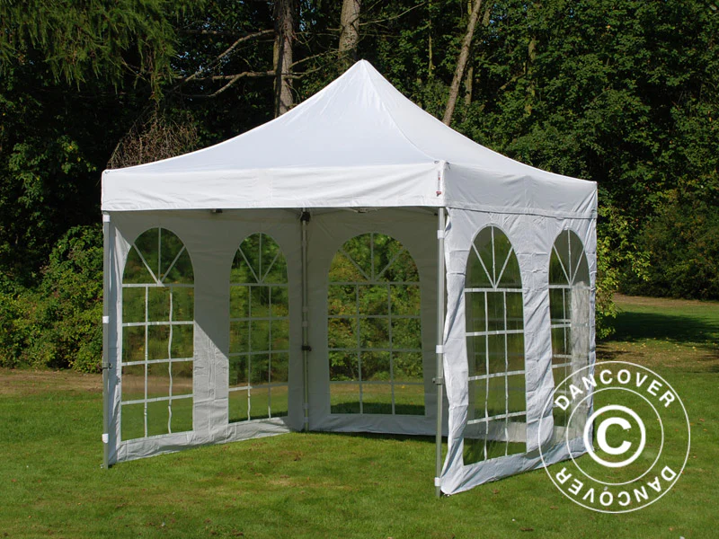 Snabbtält FleXtents Xtreme 50 Vintage Style 3x3m Vit, inkl. 4 sidor - Image 17
