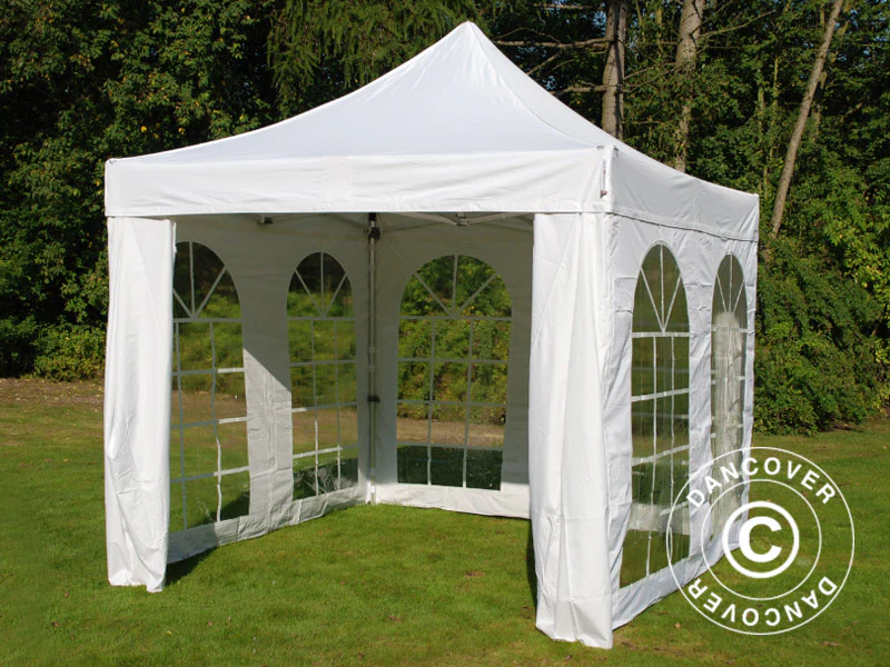Snabbtält FleXtents Xtreme 50 Vintage Style 3x3m Vit, inkl. 4 sidor - Image 3