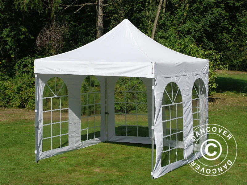 Snabbtält FleXtents Xtreme 50 Vintage Style 3x3m Vit, inkl. 4 sidor - Image 6