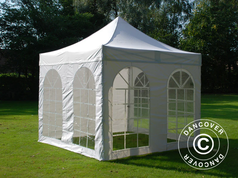 Snabbtält FleXtents Xtreme 50 Vintage Style 3x3m Vit, inkl. 4 sidor - Image 7