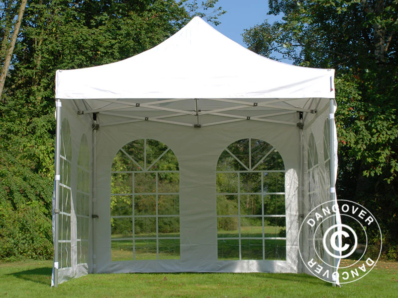 Snabbtält FleXtents Xtreme 50 Vintage Style 3x3m Vit, inkl. 4 sidor - Image 8