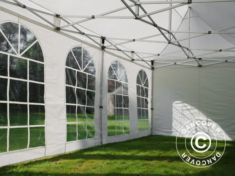Snabbtält FleXtents Xtreme 50 Vintage Style 3x6m Vit, inkl. 6 sidor - Image 11