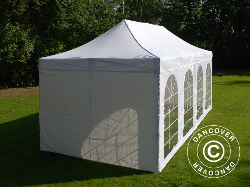Snabbtält FleXtents Xtreme 50 Vintage Style 3x6m Vit, inkl. 6 sidor - Image 15
