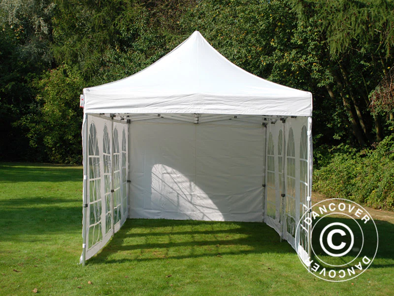 Snabbtält FleXtents Xtreme 50 Vintage Style 3x6m Vit, inkl. 6 sidor - Image 17