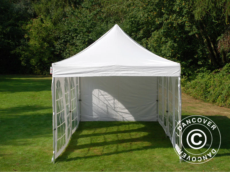 Snabbtält FleXtents Xtreme 50 Vintage Style 3x6m Vit, inkl. 6 sidor - Image 21