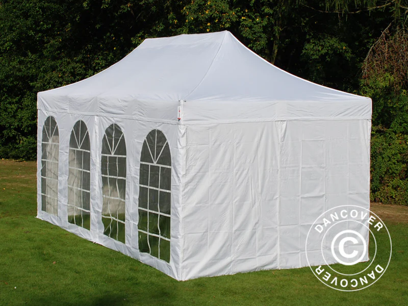 Snabbtält FleXtents Xtreme 50 Vintage Style 3x6m Vit, inkl. 6 sidor - Image 26
