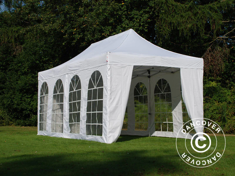 Snabbtält FleXtents Xtreme 50 Vintage Style 3x6m Vit, inkl. 6 sidor - Image 27