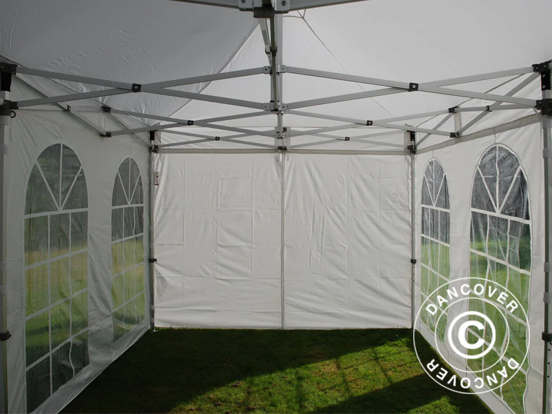 Snabbtält FleXtents Xtreme 50 Vintage Style 3x6m Vit, inkl. 6 sidor - Image 7