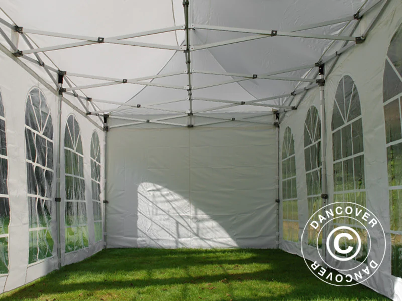 Snabbtält FleXtents Xtreme 50 Vintage Style 3x6m Vit, inkl. 6 sidor - Image 9