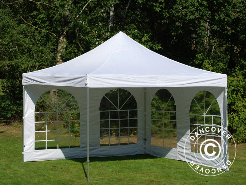 Snabbtält FleXtents Xtreme 50 Vintage Style 4x4m Vit, inkl. 4 sidor - Image 10