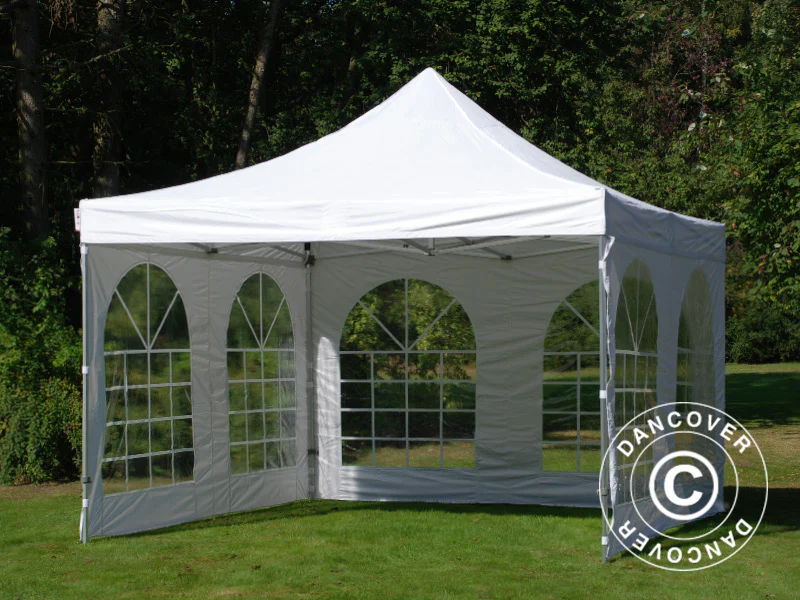 Snabbtält FleXtents Xtreme 50 Vintage Style 4x4m Vit, inkl. 4 sidor - Image 13