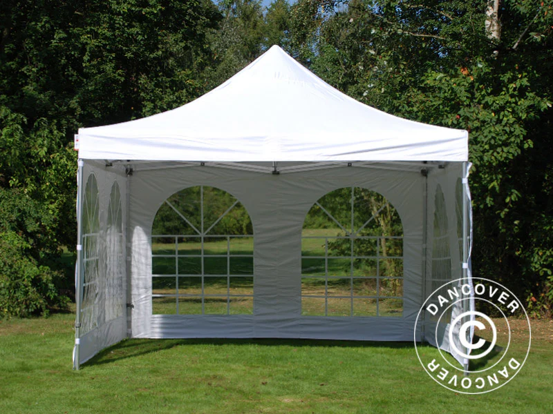 Snabbtält FleXtents Xtreme 50 Vintage Style 4x4m Vit, inkl. 4 sidor - Image 14