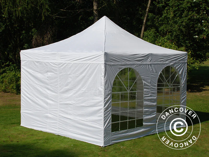 Snabbtält FleXtents Xtreme 50 Vintage Style 4x4m Vit, inkl. 4 sidor - Image 19