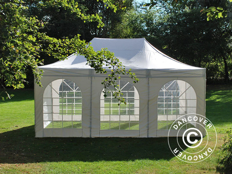 Snabbtält FleXtents Xtreme 50 Vintage Style 4x6m Vit, inkl. 8 sidor - Image 13
