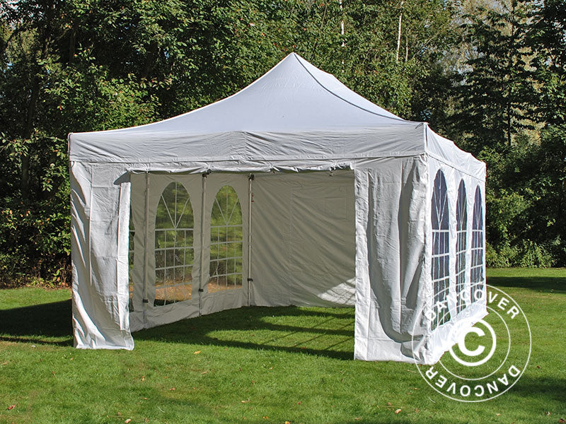 Snabbtält FleXtents Xtreme 50 Vintage Style 4x6m Vit, inkl. 8 sidor - Image 21