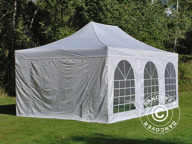Snabbtält FleXtents Xtreme 50 Vintage Style 4x6m Vit, inkl. 8 sidor - Image 25
