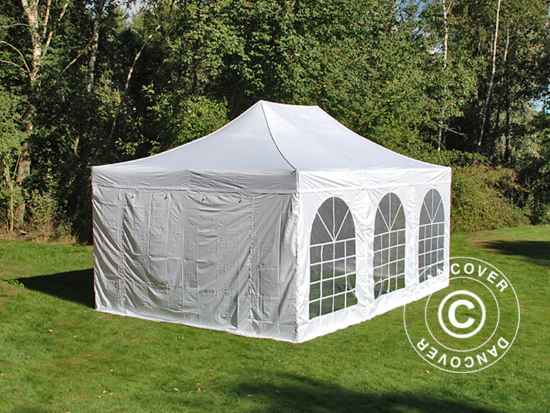 Snabbtält FleXtents Xtreme 50 Vintage Style 4x6m Vit, inkl. 8 sidor - Image 27