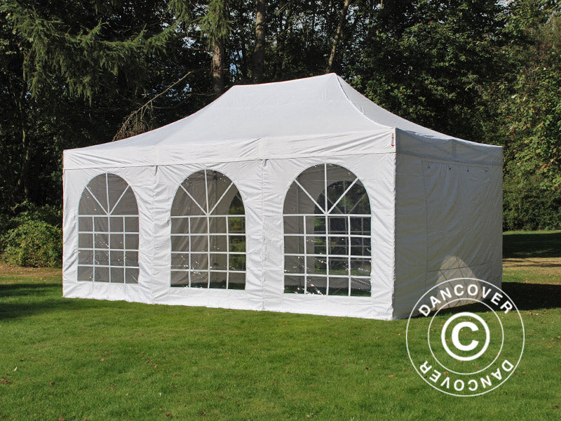 Snabbtält FleXtents Xtreme 50 Vintage Style 4x6m Vit, inkl. 8 sidor - Image 6