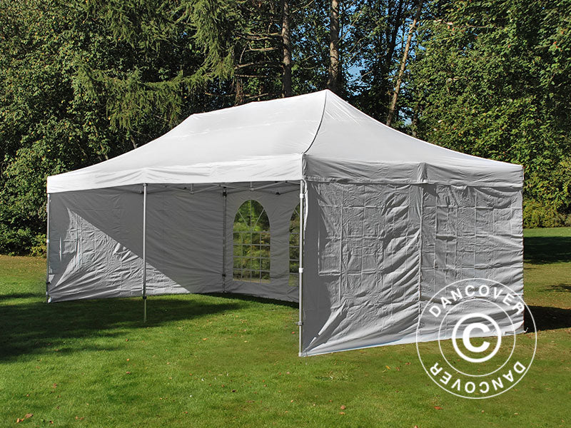 Snabbtält FleXtents Xtreme 50 Vintage Style 4x8m Vit, inkl. 6 sidor - Image 25