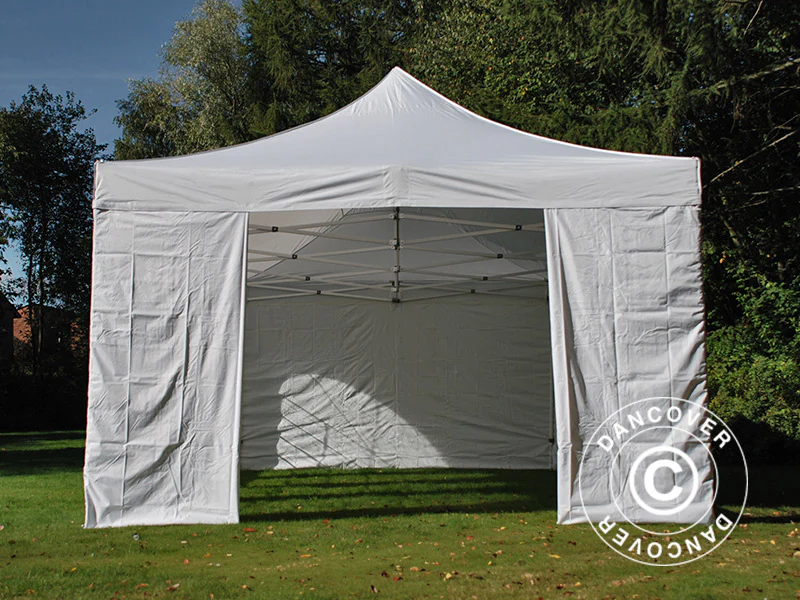 Snabbtält FleXtents Xtreme 50 Vintage Style 4x8m Vit, inkl. 6 sidor - Image 9