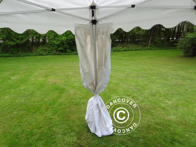 Snabbtält FleXtents Xtreme 50 "Wave" 3x3m Vit, inkl. 4 dekorativa gardiner - Image 10
