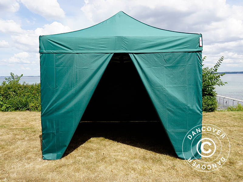 Snabbtält FleXtents Xtreme 60 3x3m Grön, inkl. 4 sidor - Image 3