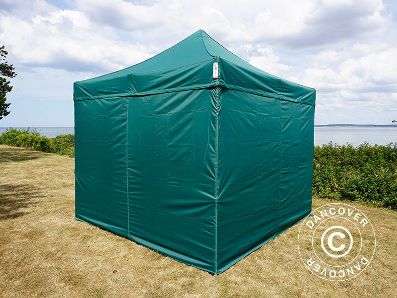 Snabbtält FleXtents Xtreme 60 3x3m Grön, inkl. 4 sidor - Image 4