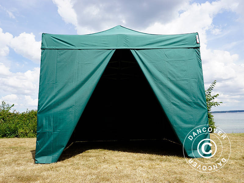 Snabbtält FleXtents Xtreme 60 3x3m Grön, inkl. 4 sidor - Image 7