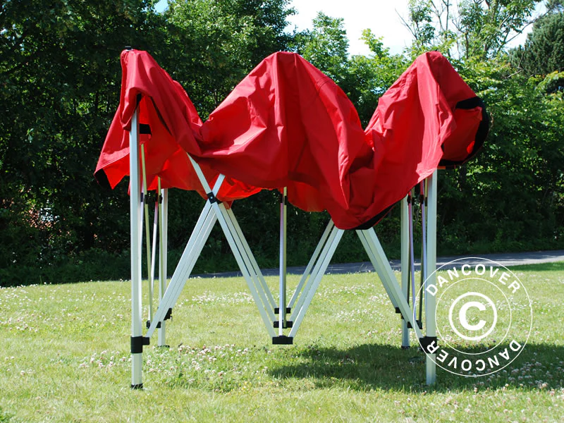 Snabbtält FleXtents Xtreme 60 3x3m Röd, inkl. 4 sidor - Image 8