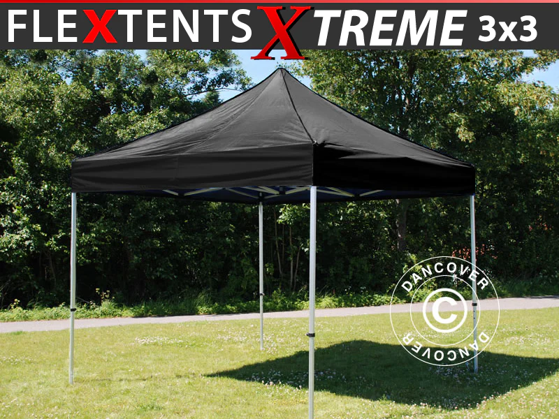 Snabbtält FleXtents Xtreme 60 3x3m Svart