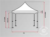 Snabbtält FleXtents Xtreme 60 3x3m Vit - Image 8