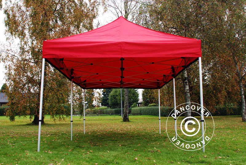 Snabbtält FleXtents Xtreme 60 3x6m Röd, inkl. 6 sidor - Image 4