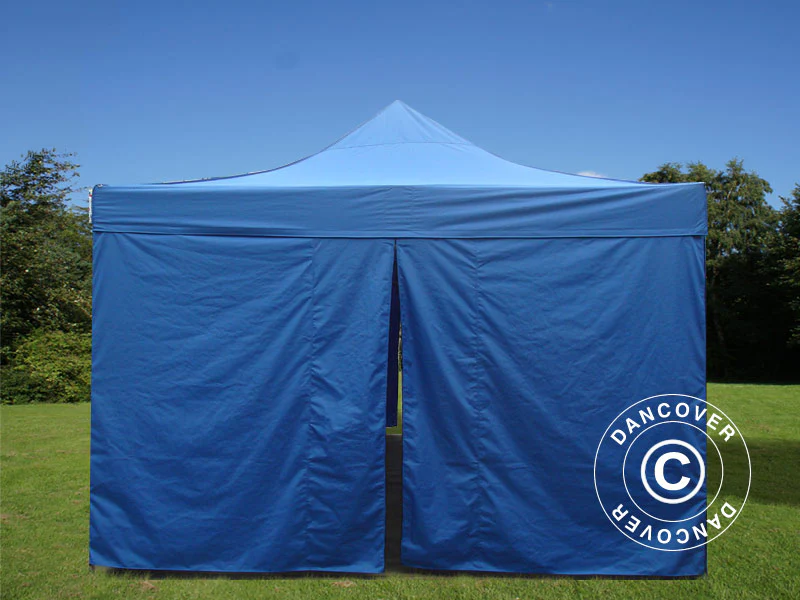 Snabbtält FleXtents Xtreme 60 4x8m Blå, inkl. 6 sidor - Image 3